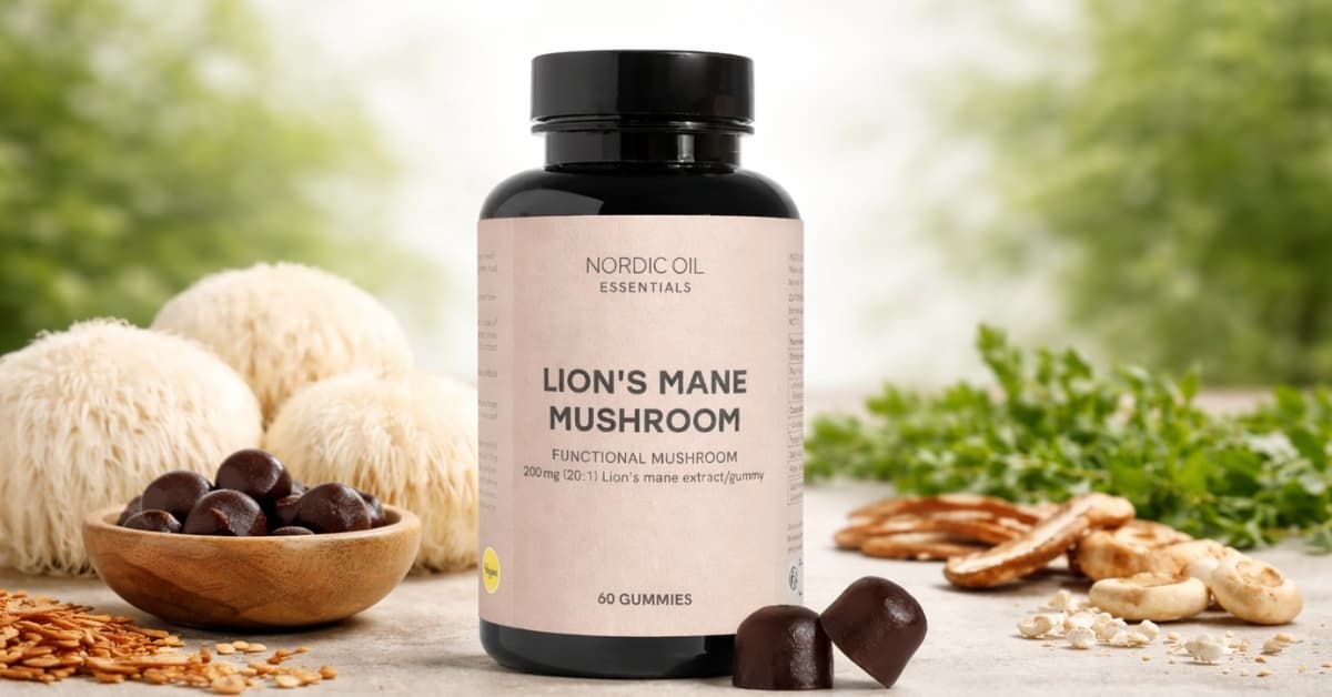 Nordic Oil Lion’s Mane Mushroom Gummies: What You Should Know About Brain Support and Daily Use