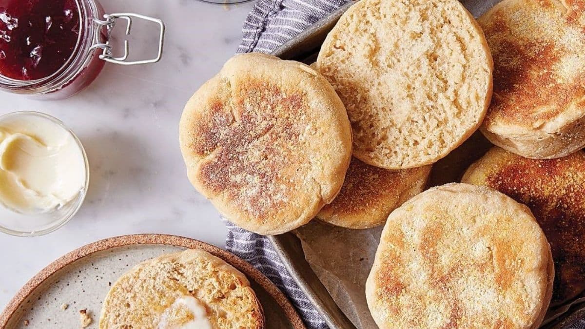 King Arthur's English Muffin Mix and Ring Set: Homemade Breakfast Perfection