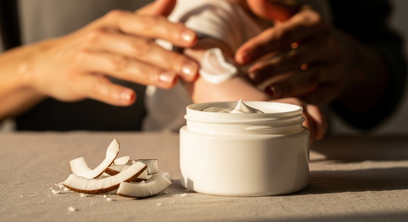 Bubbsi Whipped Coconut Oil Body Cream in animal-shaped silicone bottle with natural ingredients displayed