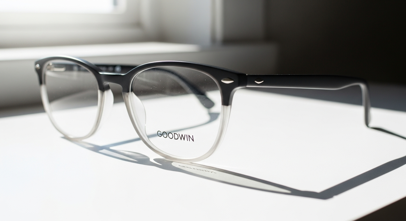 Goodwin Two-Tone affordable prescription eyeglasses in modern two-tone frame design