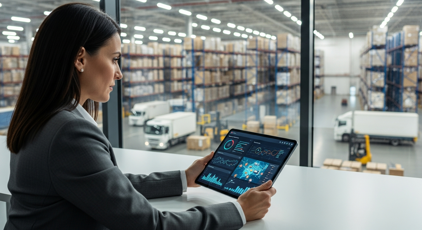 Logistik Heute magazine cover showcasing supply chain management insights for enterprise logistics professionals