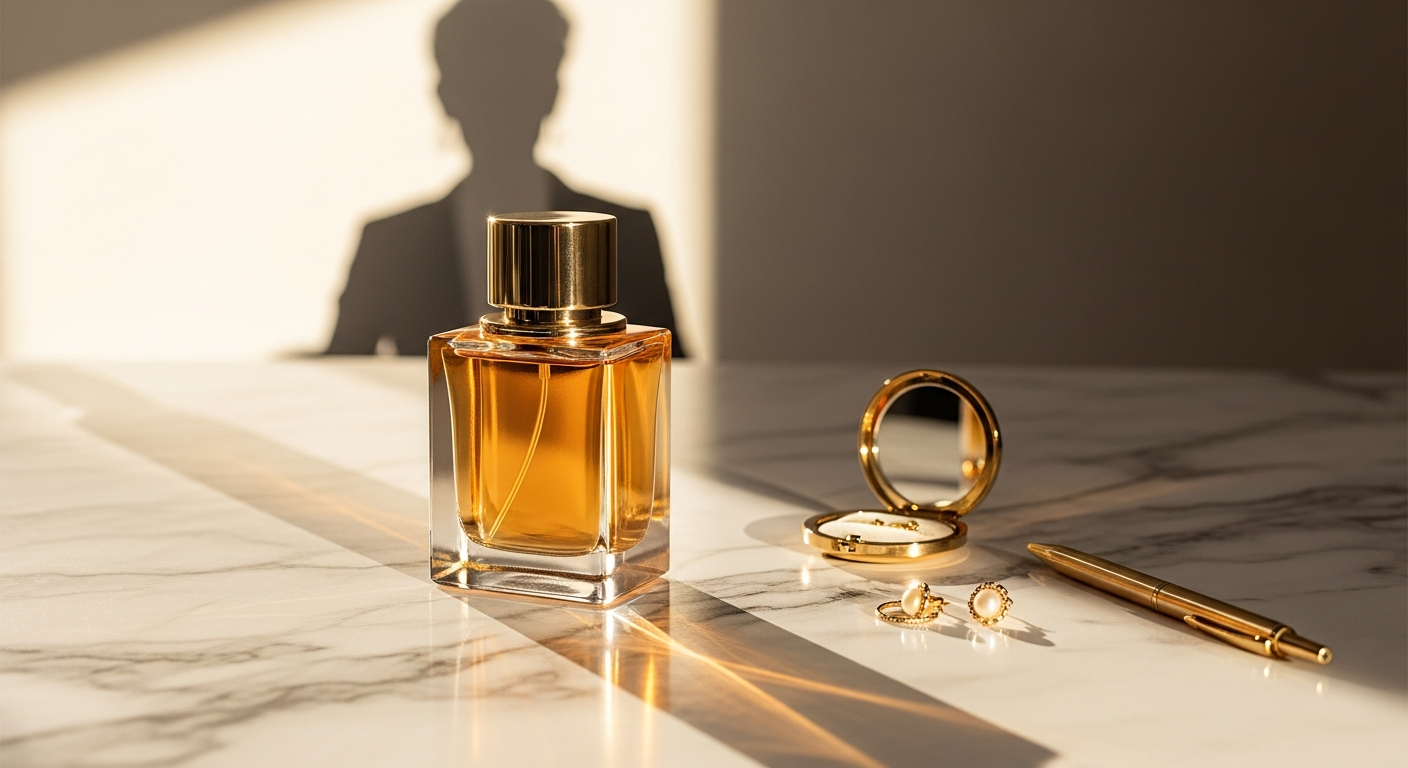 L'ARISÉ 422 Confident Winner fragrance dupe bottle displayed with luxury perfume comparison