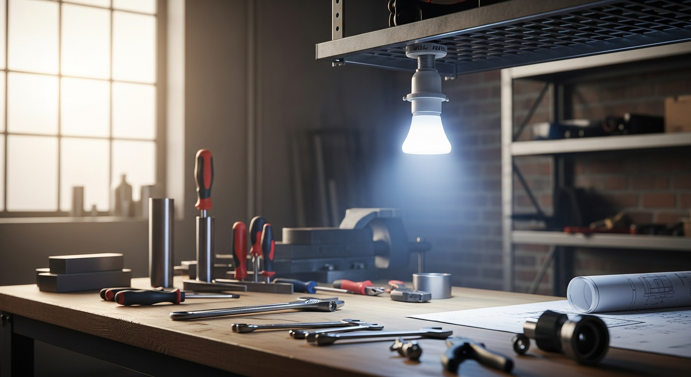Juno LED 27W E27 Corn Lamp bright industrial workshop lighting solution
