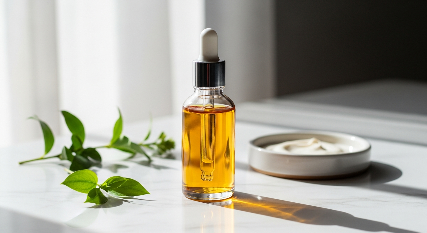Theramid Azid 15% Azelaic Acid Serum bottle displayed with clear milky texture formula for sensitive acne-prone skin