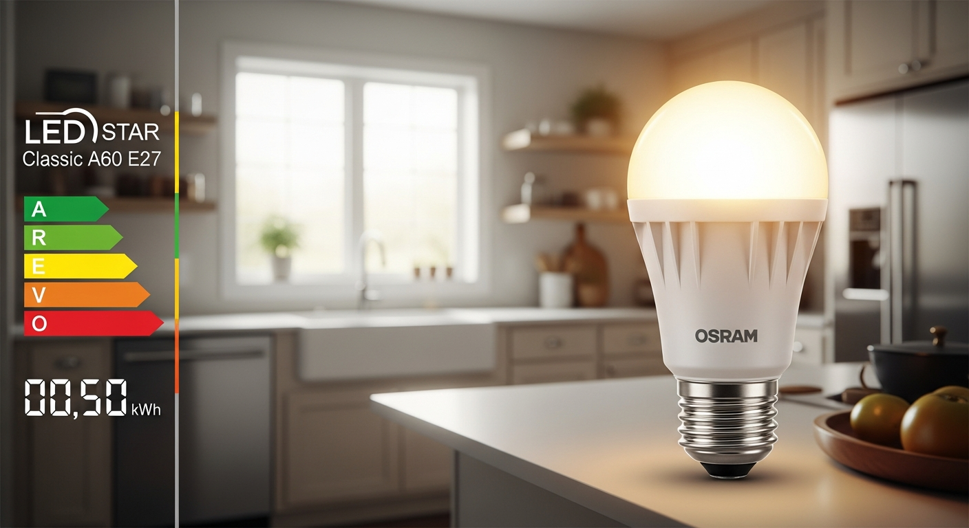 OSRAM LED STAR Classic A60 E27 warm white energy-efficient light bulb