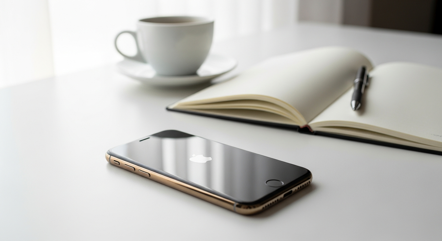 Refurbished Apple iPhone 12 smartphone displaying Super Retina XDR screen with A14 Bionic chip performance