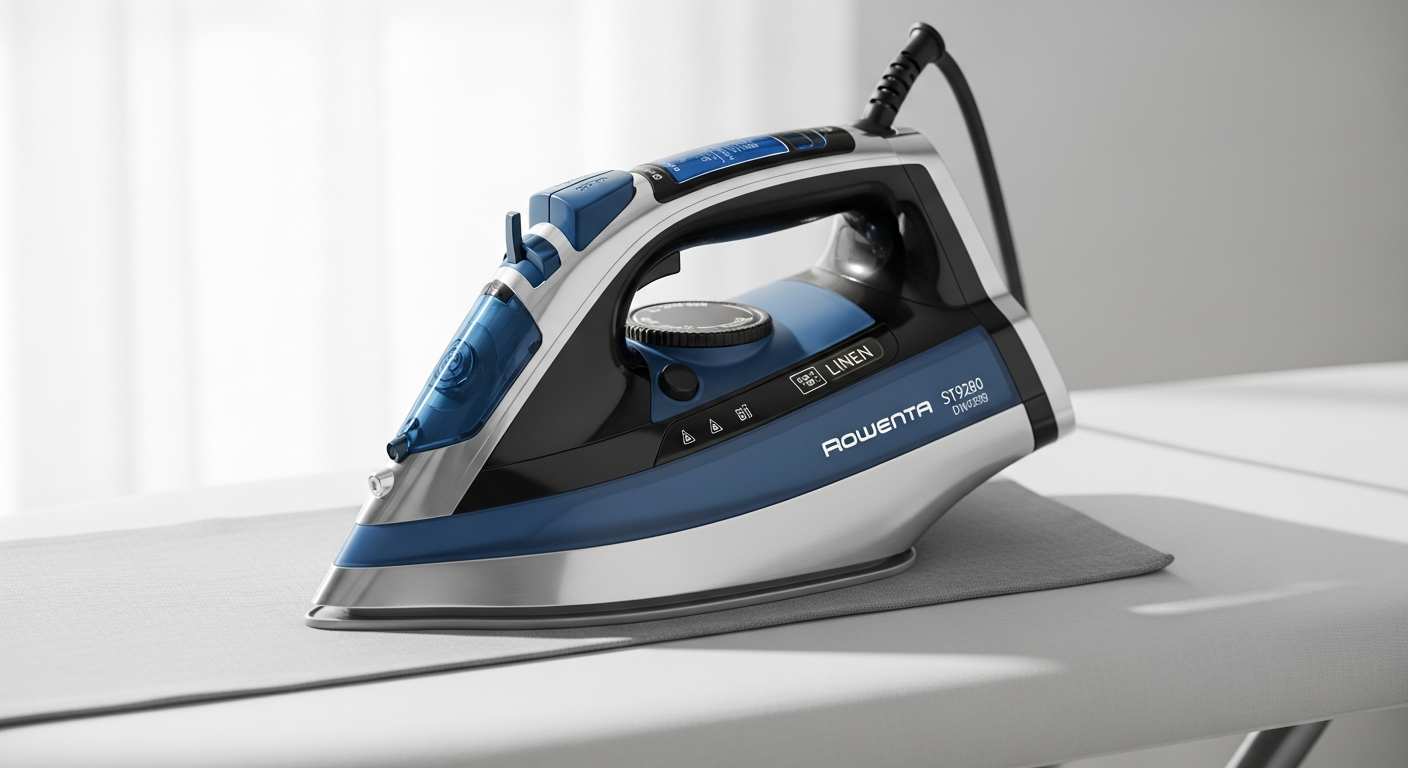 Rowenta DW9280 Steam Force Iron with precision tip soleplate and large water tank