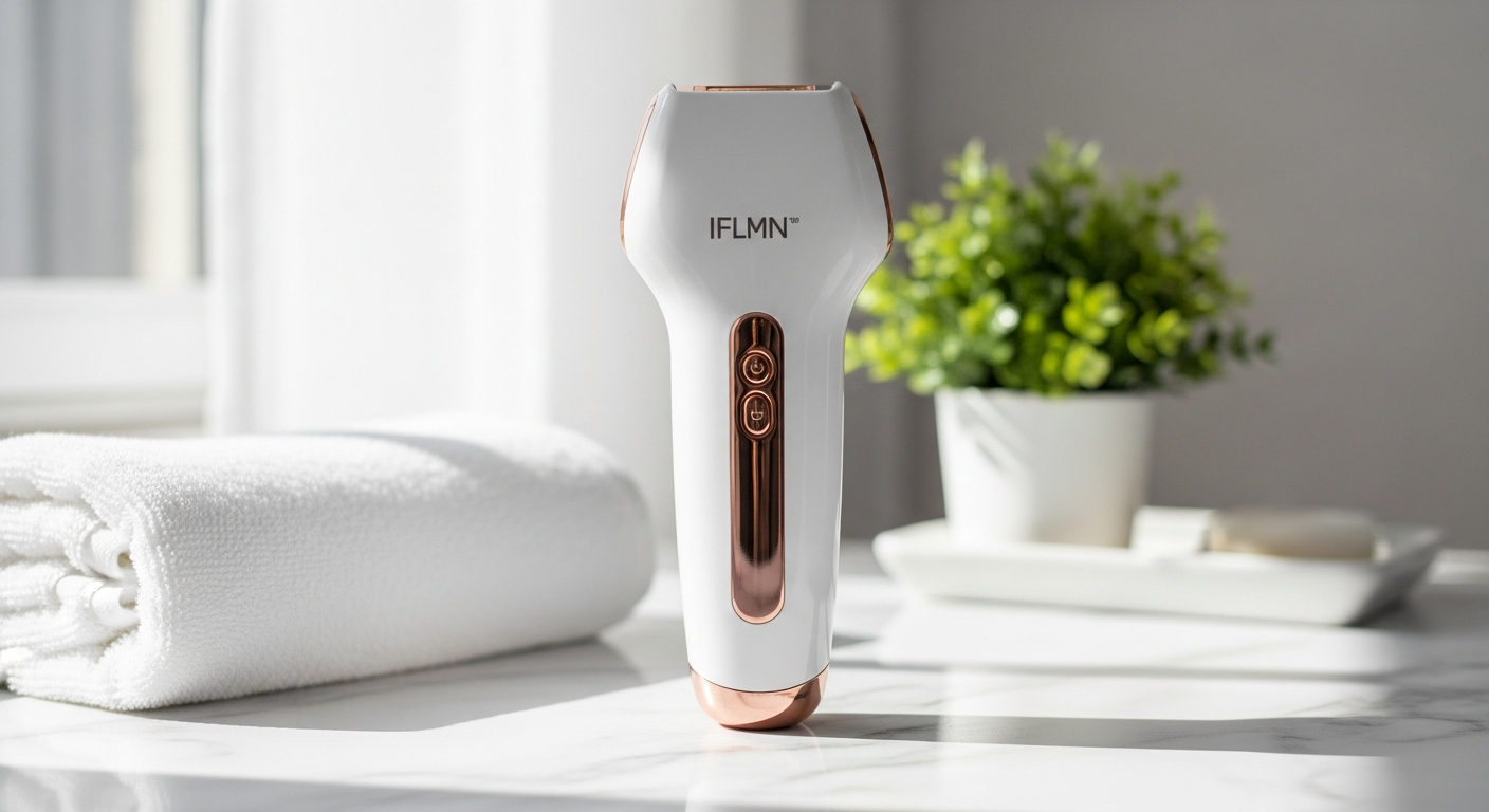 Ulike Air 3 IPL hair removal handset with sapphire cooling technology displayed on white background