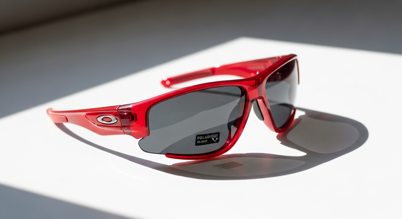Oakley Eye Jacket Redux OO9438 sunglasses with oval frames and Prizm lens technology displayed against neutral background