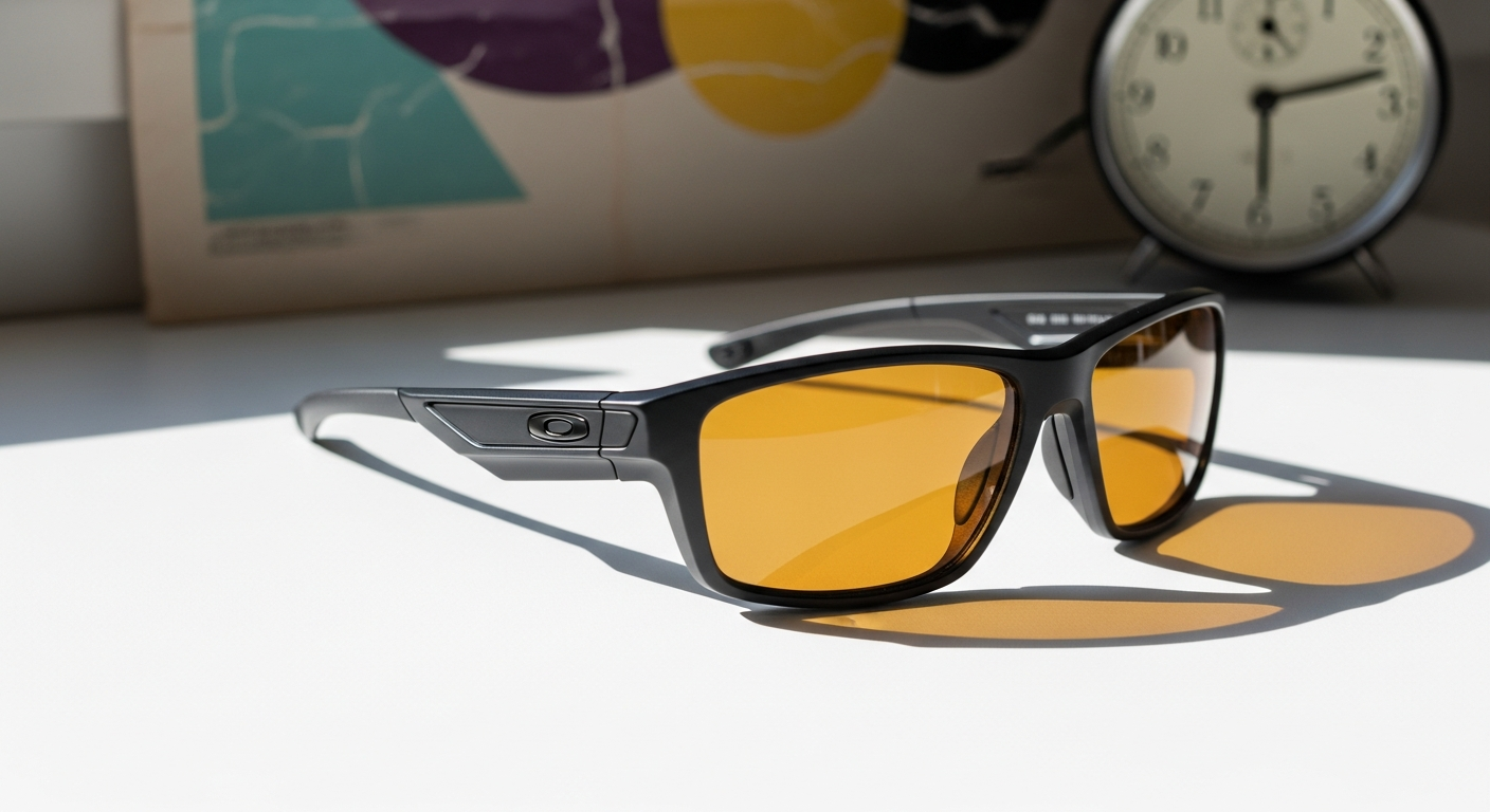 Oakley Eye Jacket Redux sunglasses with bold oval frame design and Prizm lens technology showcasing 90s retro style
