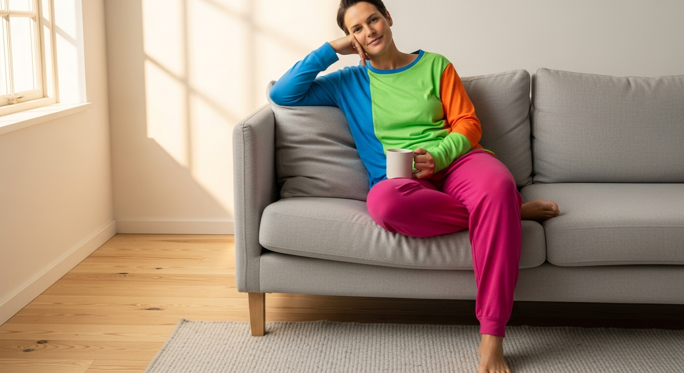 Sweden Rock Festival adult pyjamas featuring grey-on-black all-over pattern design with long sleeves