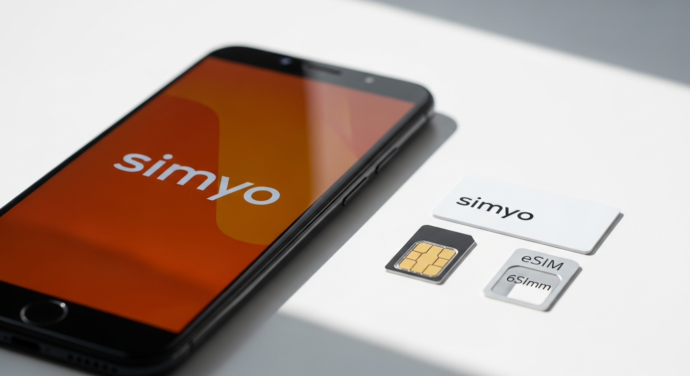 Simyo prepaid SIM card and eSIM digital activation on KPN network in Netherlands