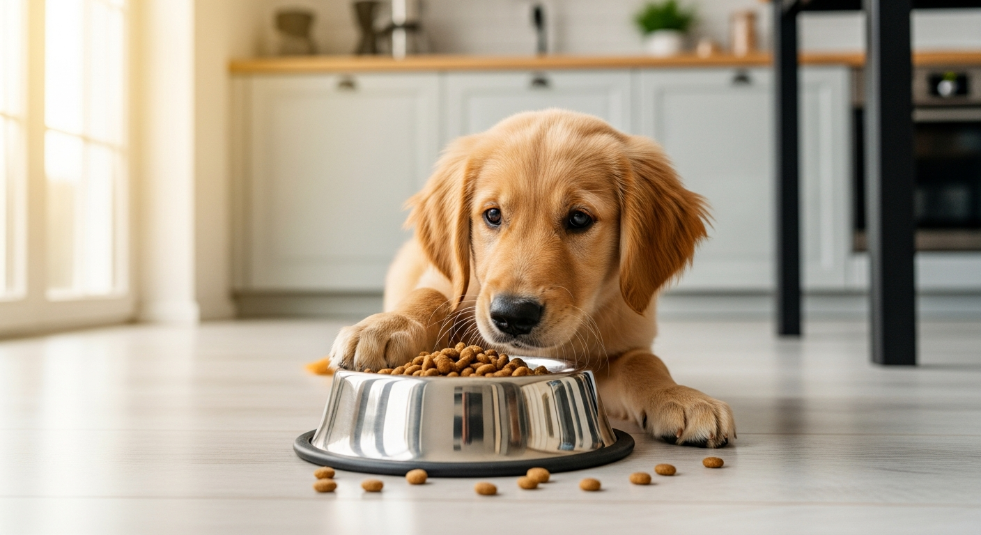 Barking Heads Puppy Days dry dog food kibble with salmon and premium ingredients for puppy brain development