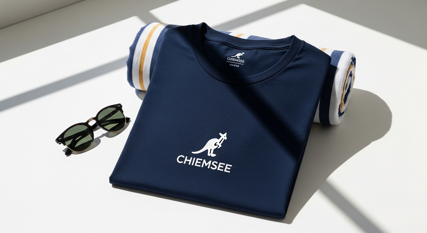 Chiemsee Kangaroo Logo T-Shirt displayed on model wearing classic boardsport style