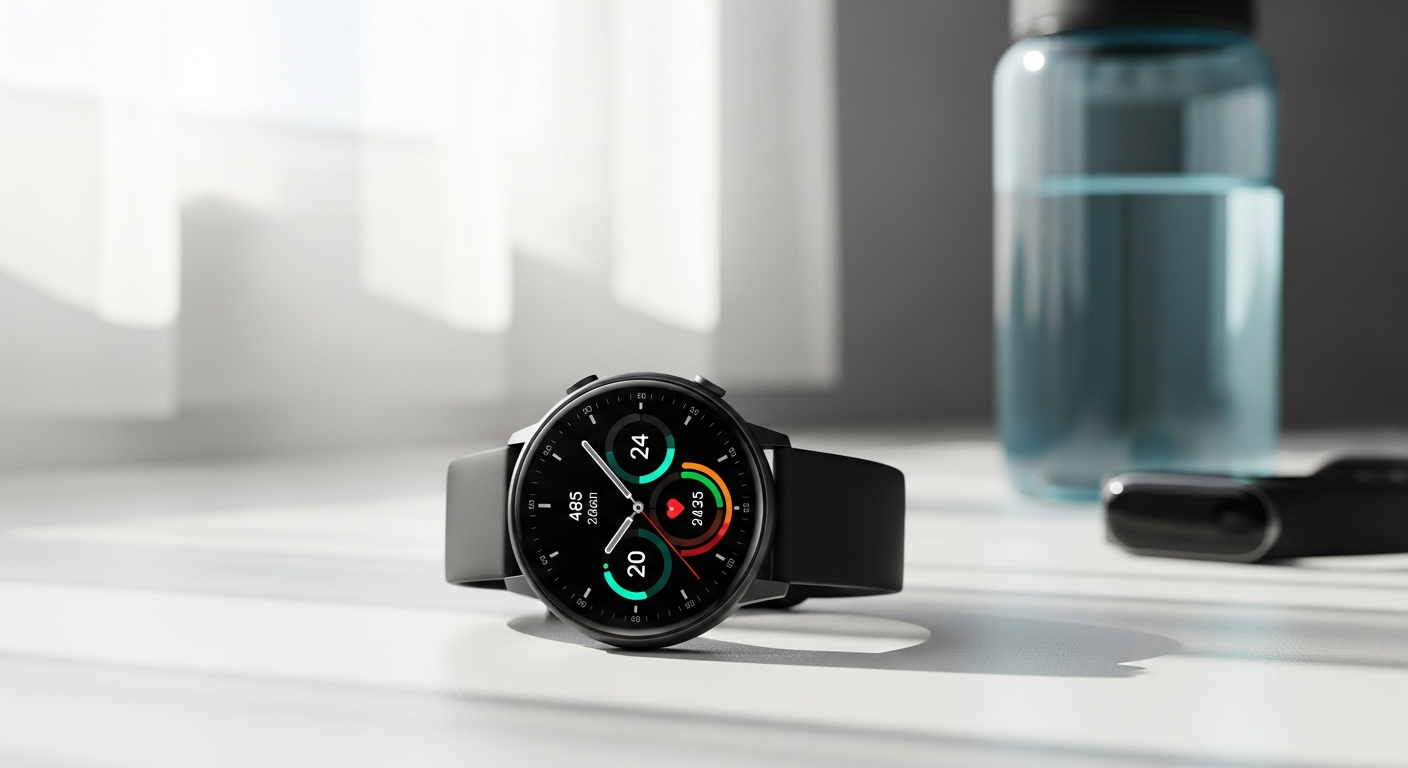 Xiaomi Redmi Watch 5 Active smartwatch displaying fitness metrics on wrist