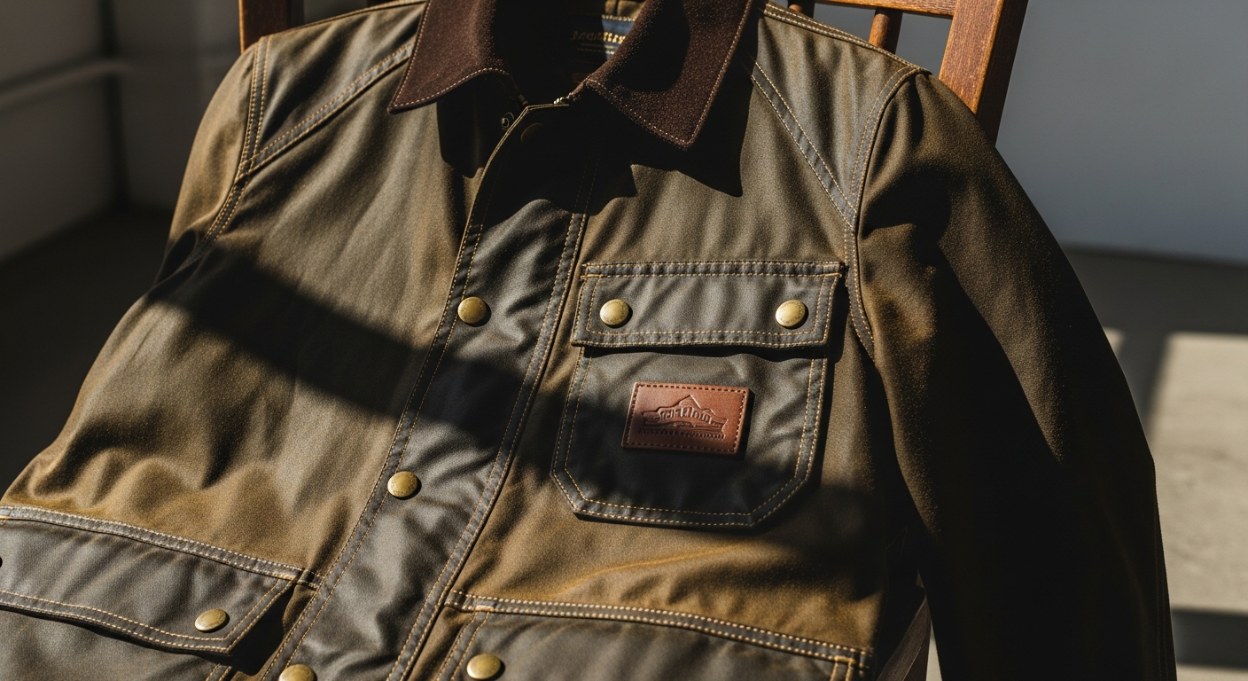 Peregrine Waxed Bexley Jacket in classic British heritage style