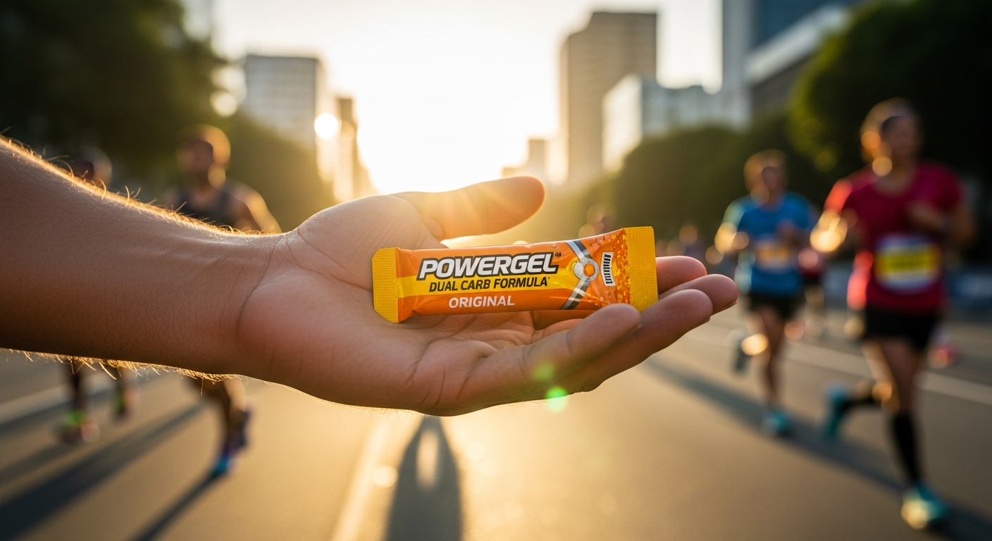 PowerGel Original energy gel sachet with C2MAX dual-carb formula for endurance athletes
