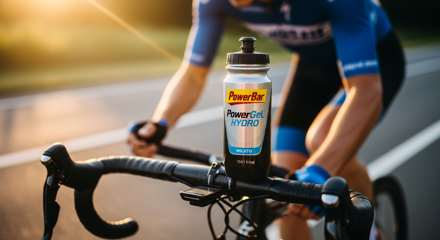 Powerbar PowerGel Hydro liquid energy gel sachet with isotonic formula for cyclists