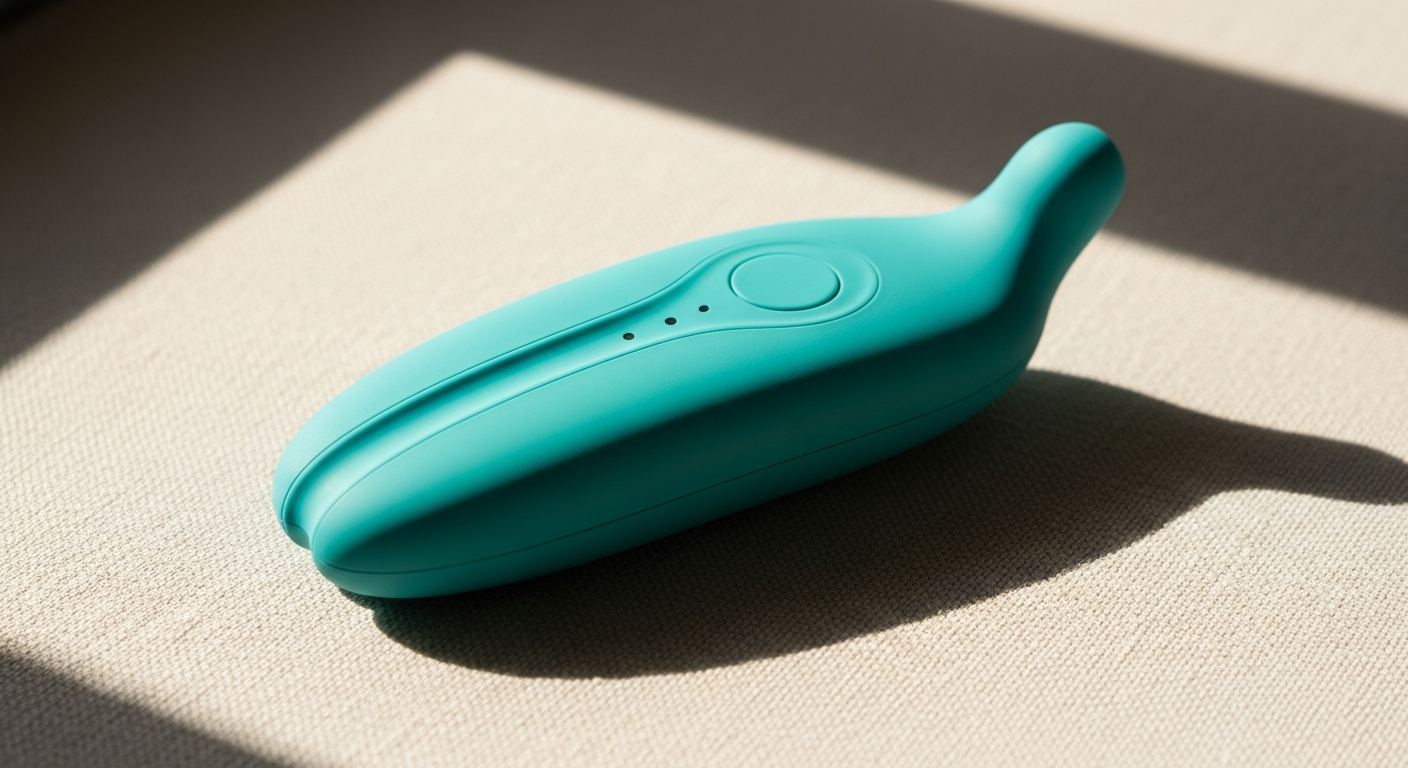Womanizer Duo 2 Turquoise dual stimulation vibrator with elegant turquoise finish