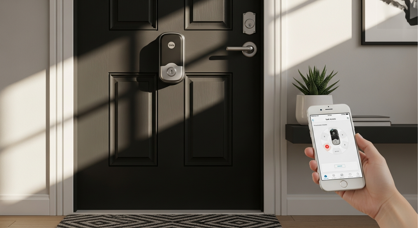 Yale Assure Lock 2 smart lock models displayed showing fingerprint sensor and keypad options