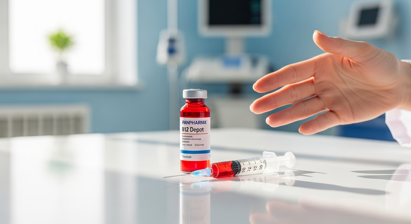 Panpharma Vitamin B12 Depot 1000 µg/ml injectable solution ampoules for hydroxocobalamin therapy