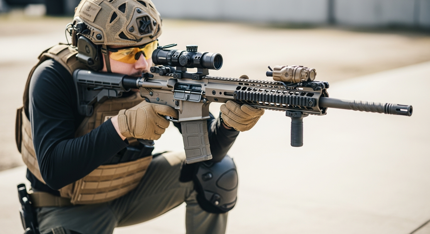 Ballistic Advantage Performance Series Hanson AR-15 barrel with low-profile gas block installed