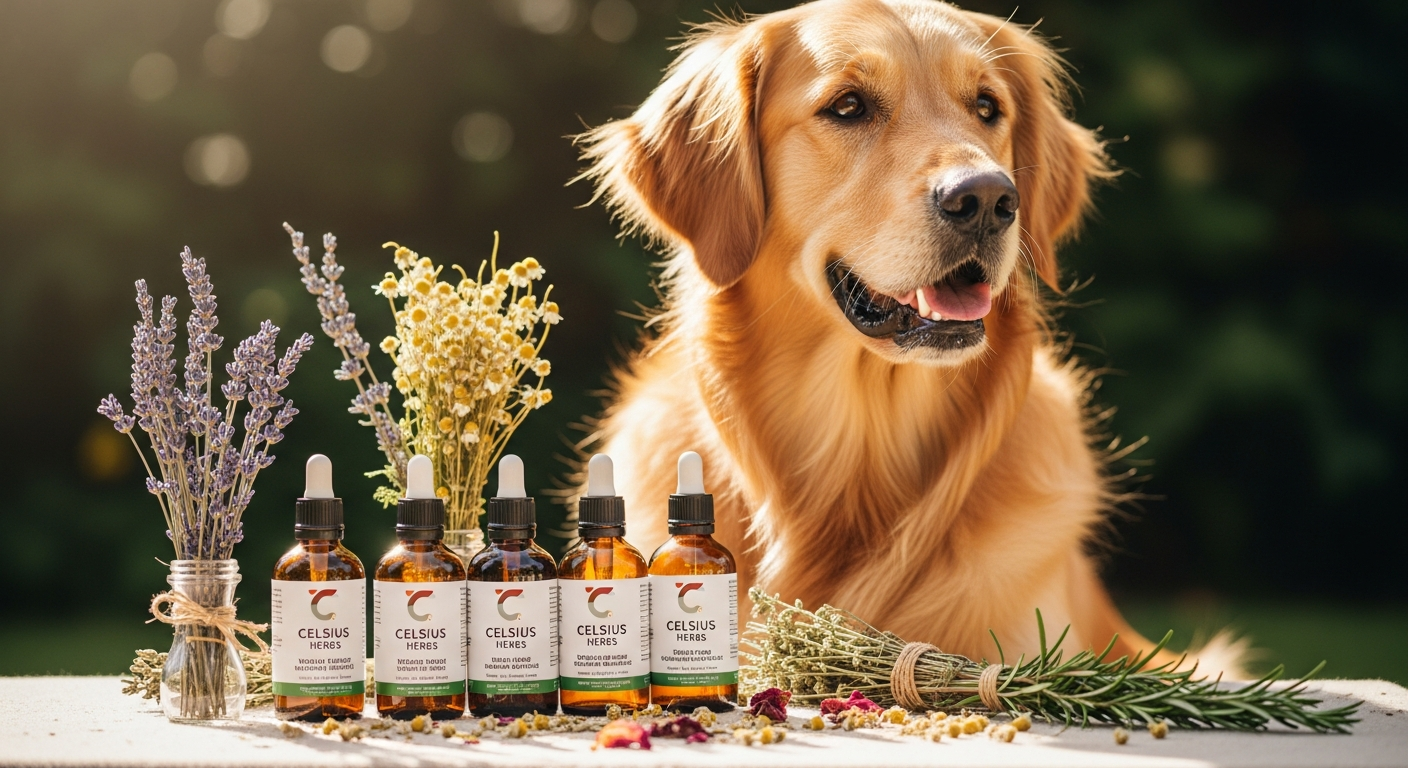 PetGlow Turmeric Dog Ear Cleaner bottle with organic botanical ingredients displayed