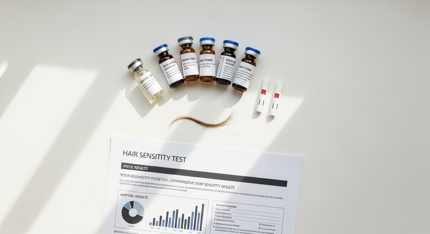 Hair-based food sensitivity testing kit with bioresonance technology analysis