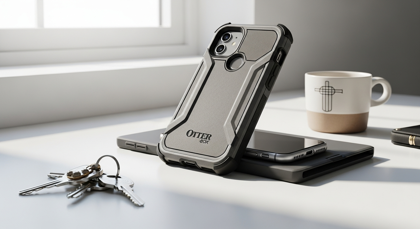 OtterBox Defender Series rugged protective phone case with multi-layered design