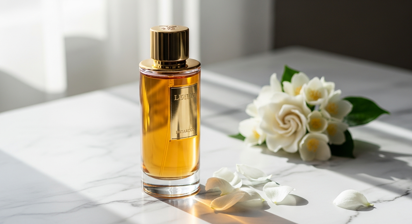 Luxury Chogan Olfazeta perfume bottle with Italian craftsmanship and unisex fragrance design