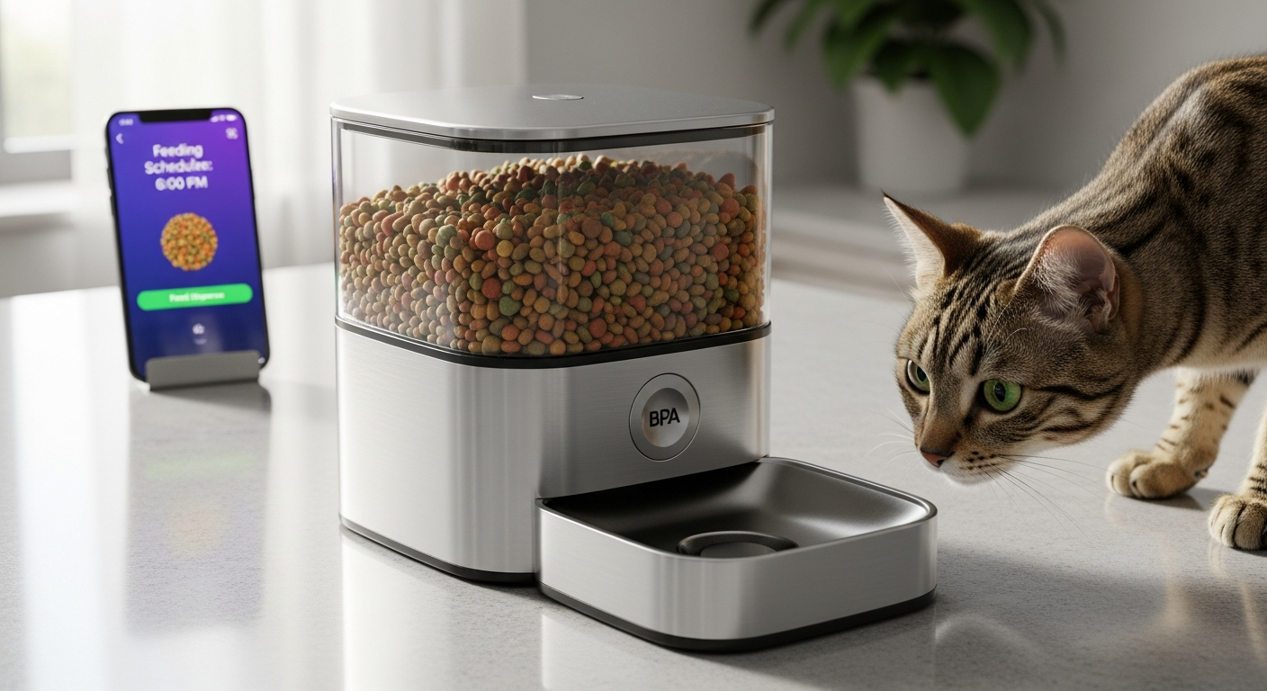 Petlibro Granary Smart Camera Feeder with HD video monitoring and two-way audio