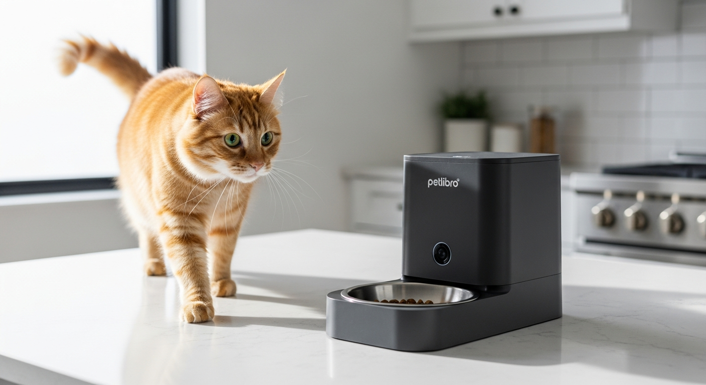 Petlibro Granary Smart Camera Feeder with HD camera and food storage tank