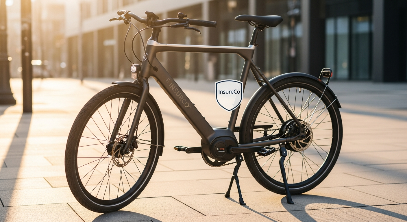 Andsafe DE bicycle insurance digital platform interface showing coverage options for e-bikes