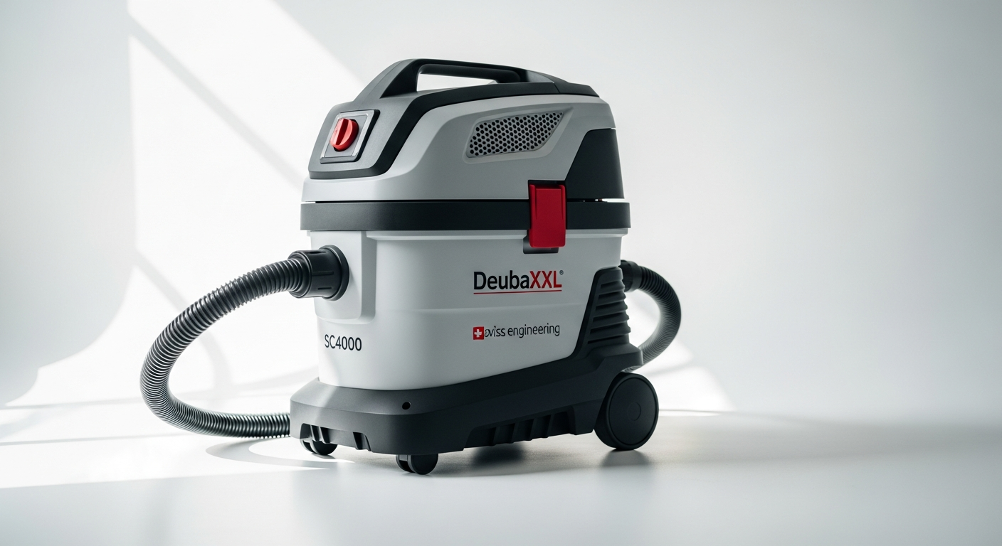 DeubaXXL SC4000 wet vacuum cleaner with 400W motor and 1500ml tank