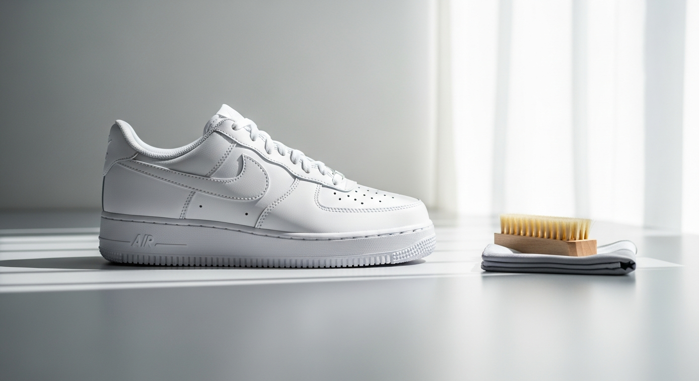 Nike Air Force 1 '07 White sneaker displayed on clean white background