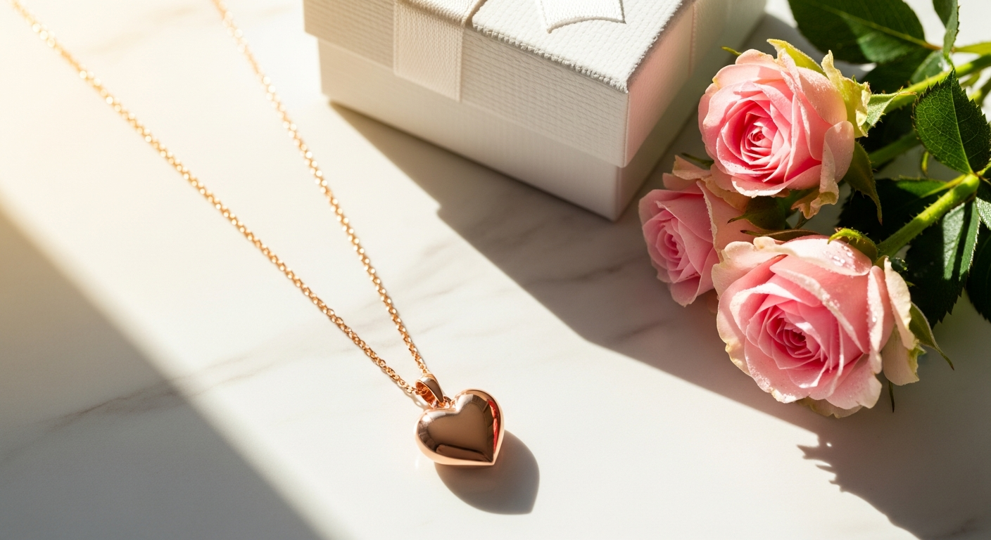 Jane Win LOVE Full-Heart Pendant sterling silver necklace with delicate heart design