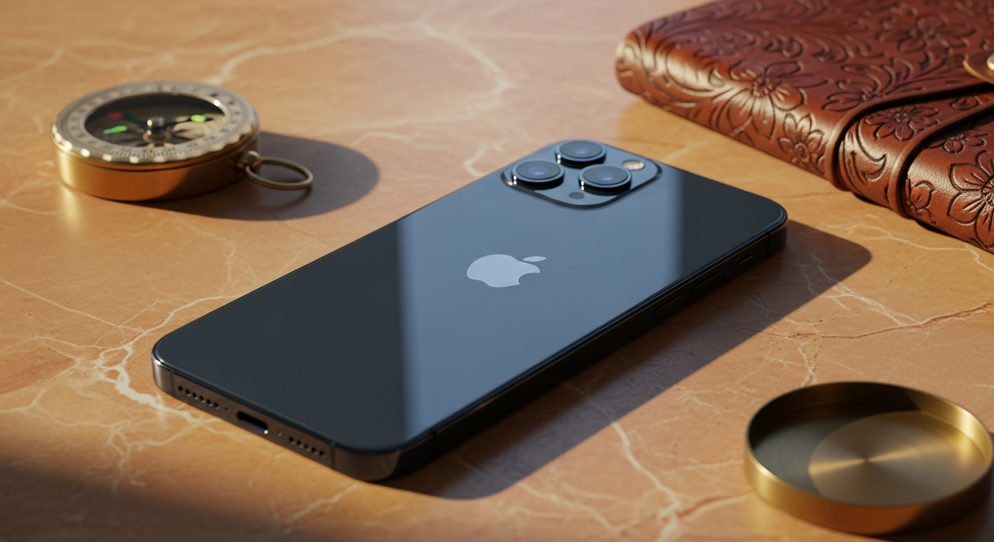 Apple iPhone 15 128GB Blue smartphone displaying Dynamic Island and Super Retina XDR display