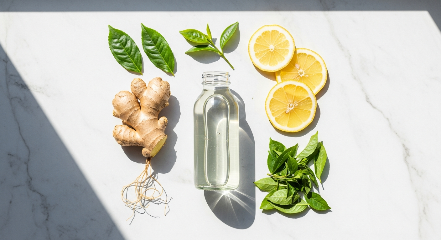 Magrifit Detox natural supplement bottle with plant ingredients and customer rating display