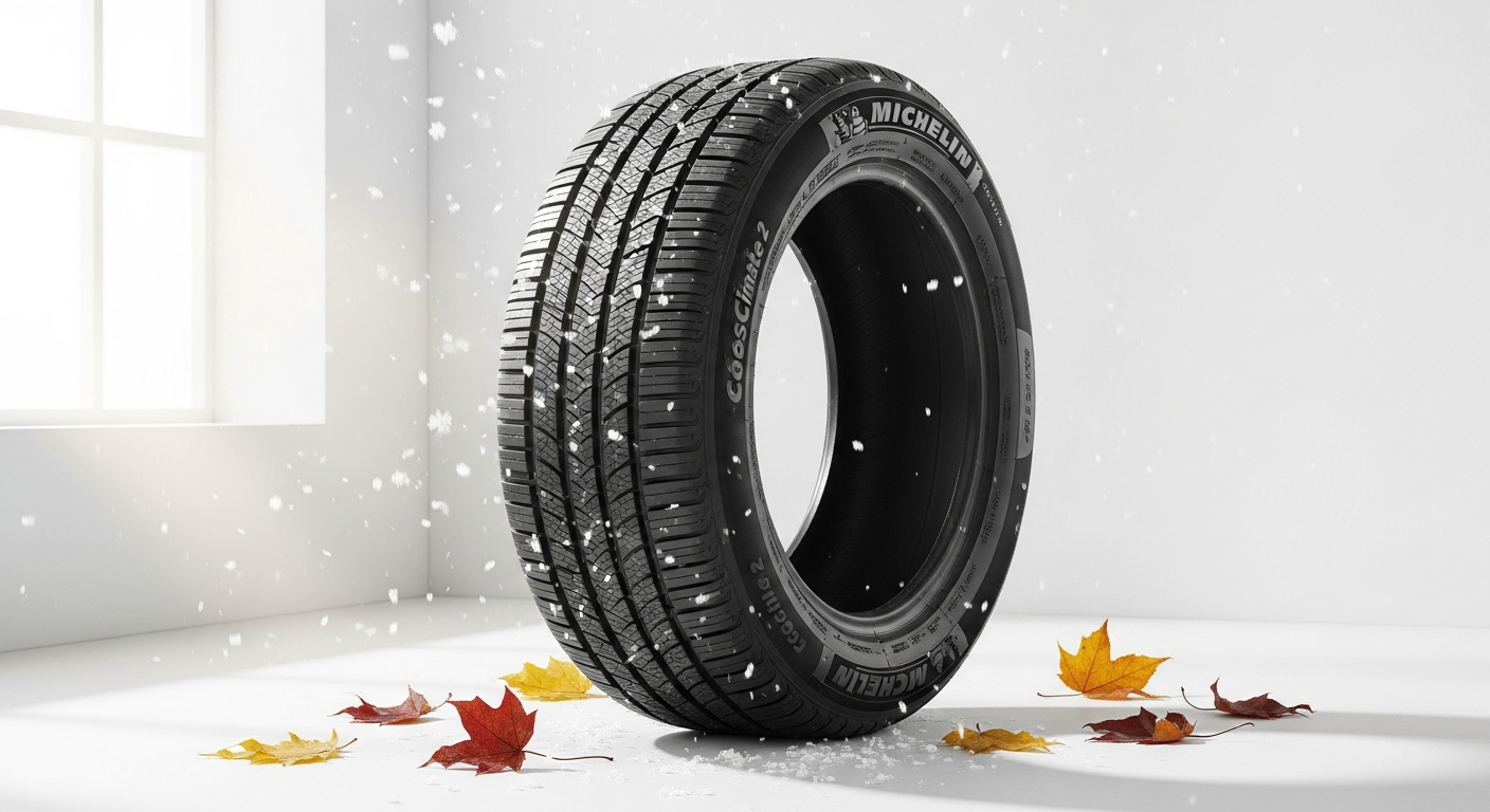 Michelin CrossClimate 2 all-season tire mounted on vehicle wheel