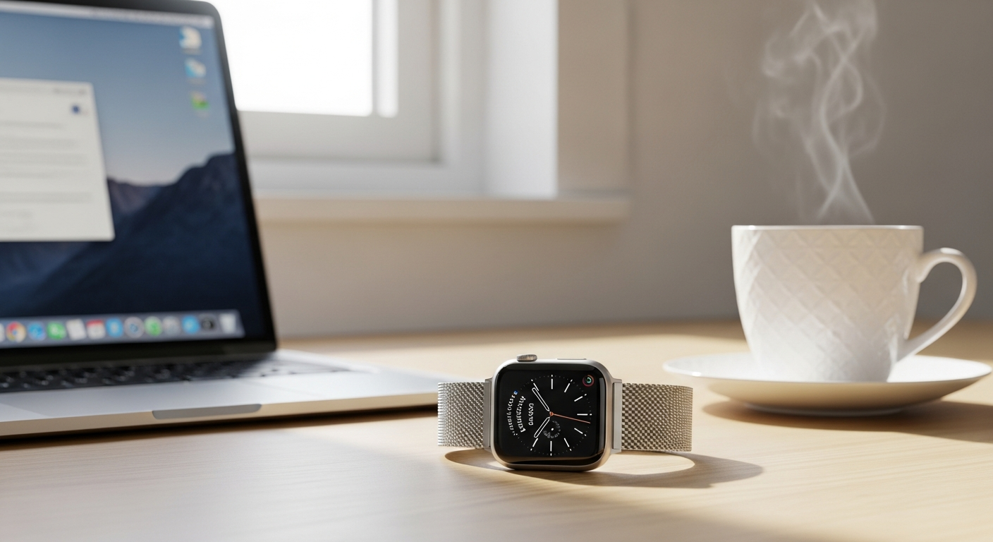 Apple Watch Milanese Band Starlight stainless steel magnetic closure professional