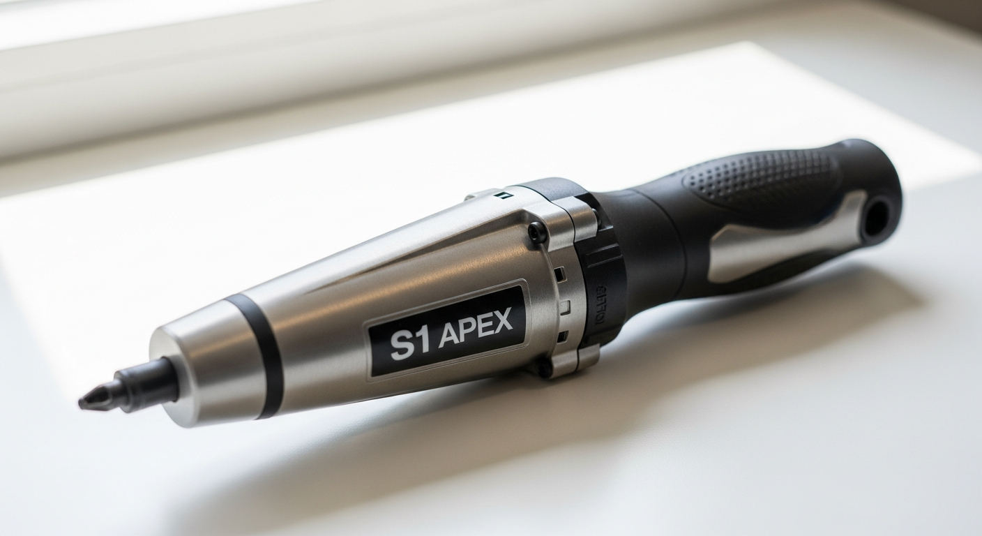 S1 APEX Electric Screwdriver with Pivot Handle for precision electronics repair work