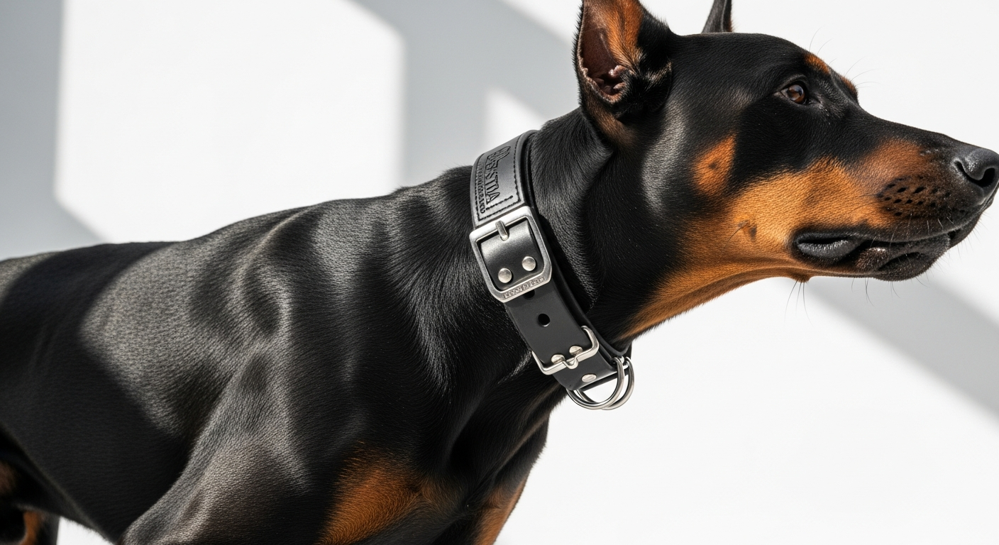 Professional-grade Bestia Dog Sport Fast Release Collar with stainless steel buckle for working dogs