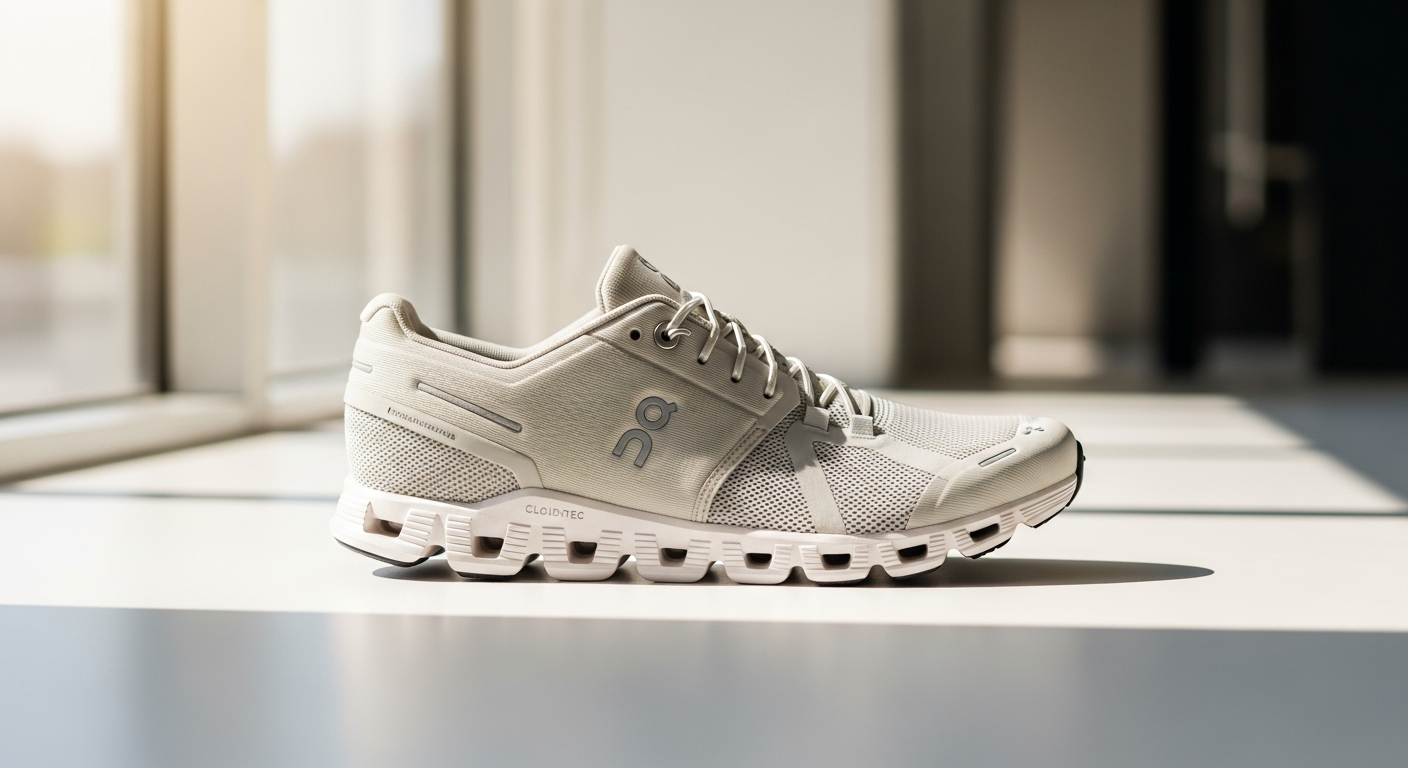 ON Cloud 6 lifestyle sneaker displayed on neutral background showing design