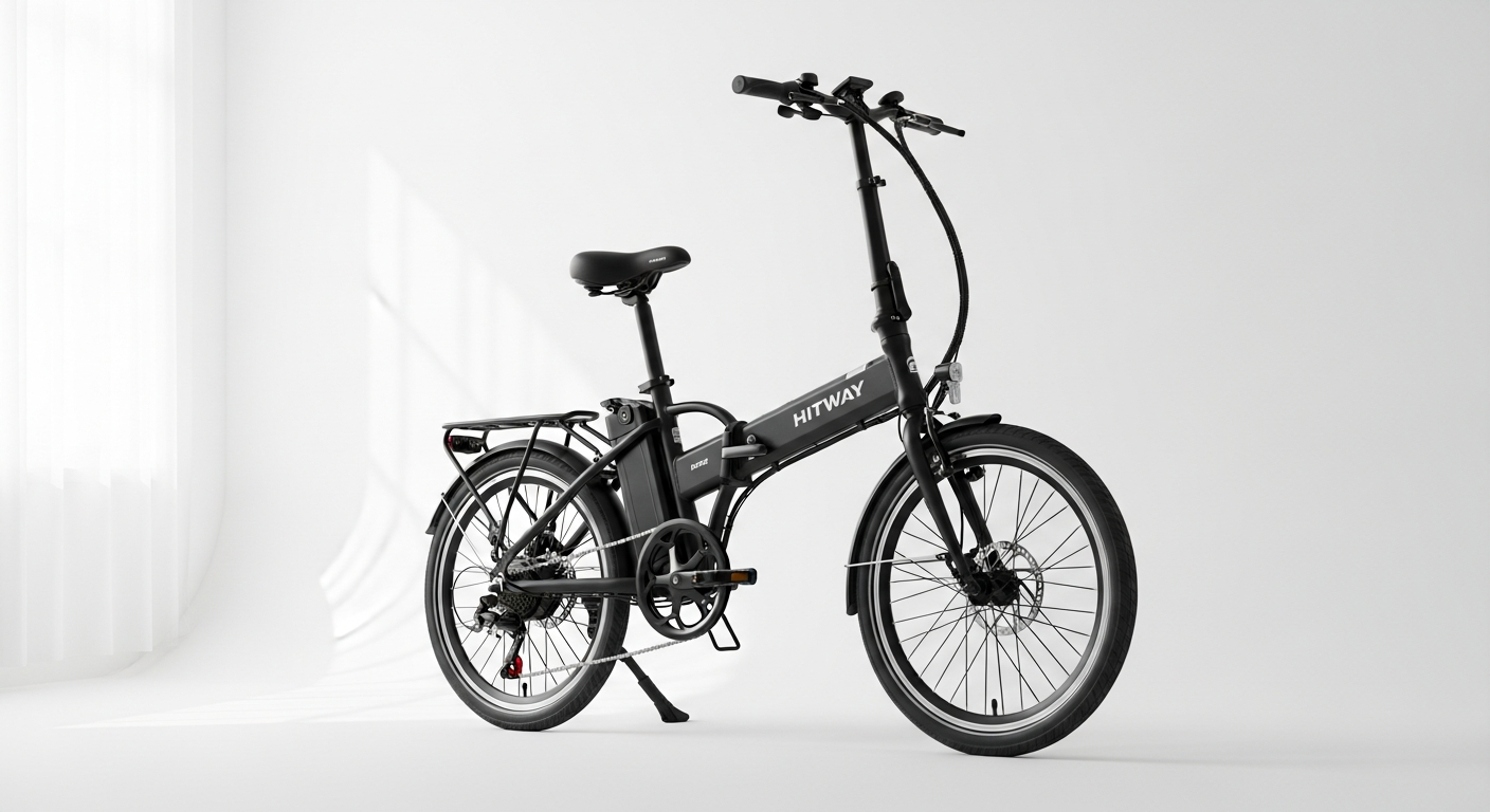 HITWAY BK15 Pro 27.5-inch electric mountain bike on forest trail