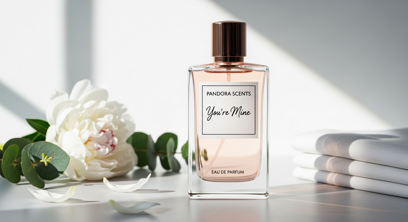 Pendora Scents Youre Mine Eau de Parfum 100ml bottle displayed on elegant surface