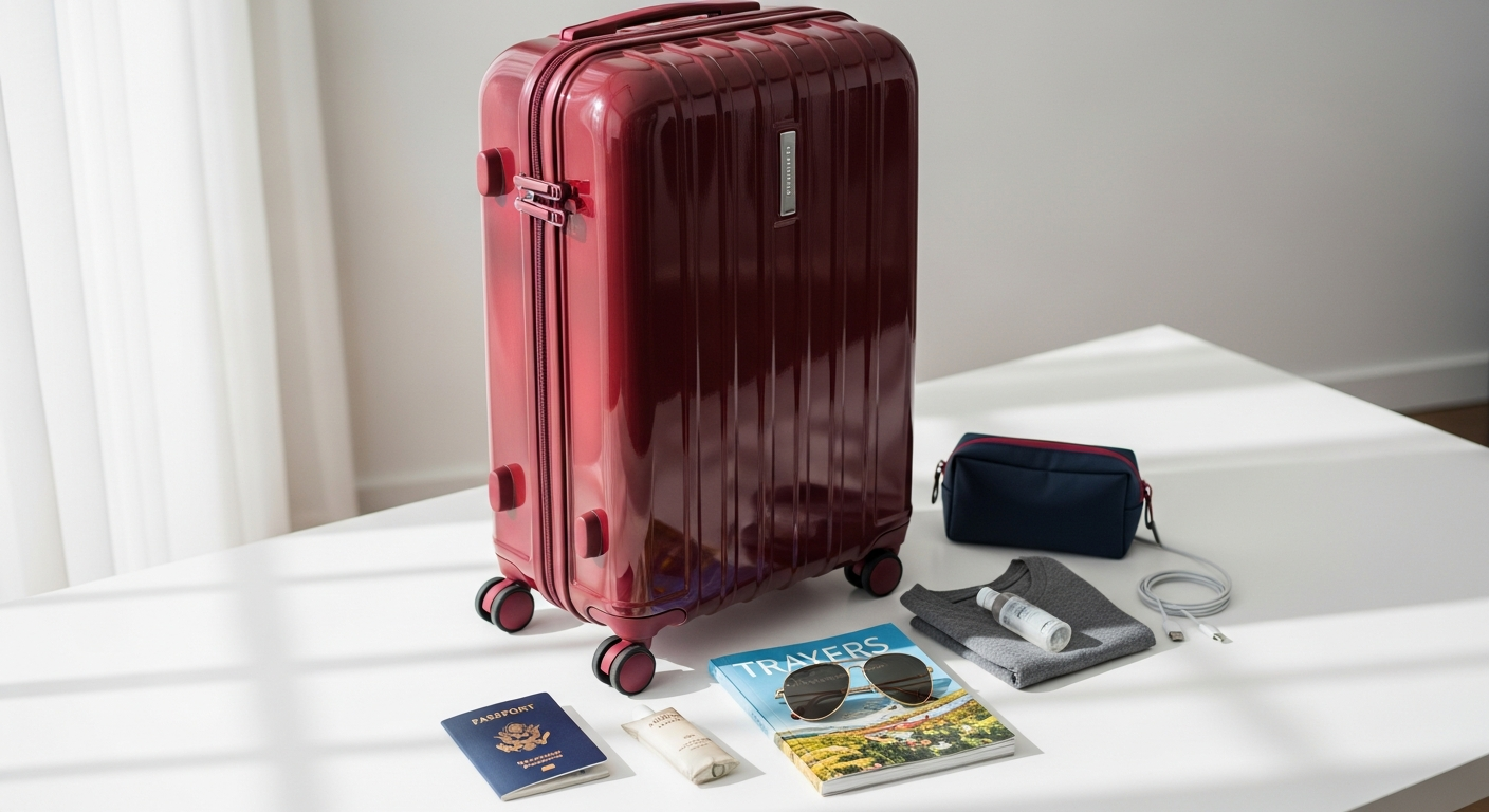 Greenwich DOHA 55cm aluminum frame suitcase with spinner wheels and TSA locks
