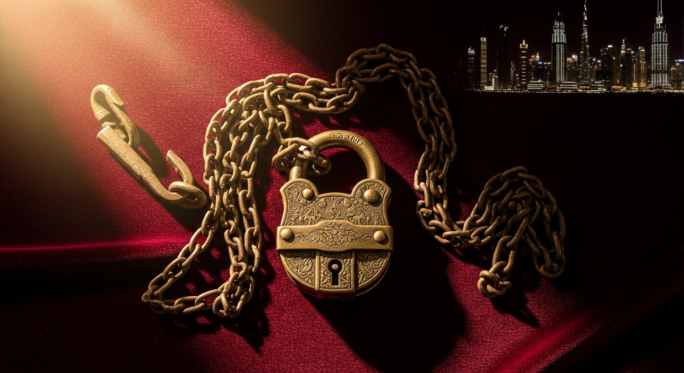 Houdini's Impossible Escapes Adventure Room escape game setup with chains and locks