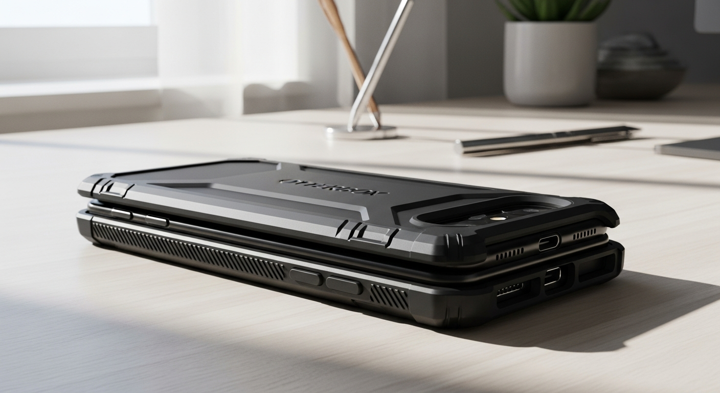 OtterBox Defender Series Pro Case showing multi-layered protective design and rugged construction