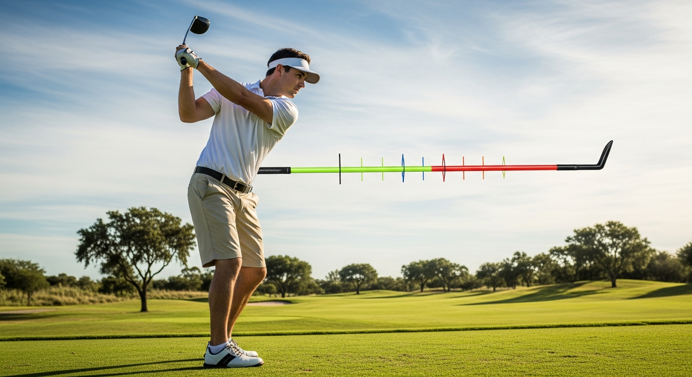 Performance Golf Click Stick Trainer auditory feedback golf swing training device