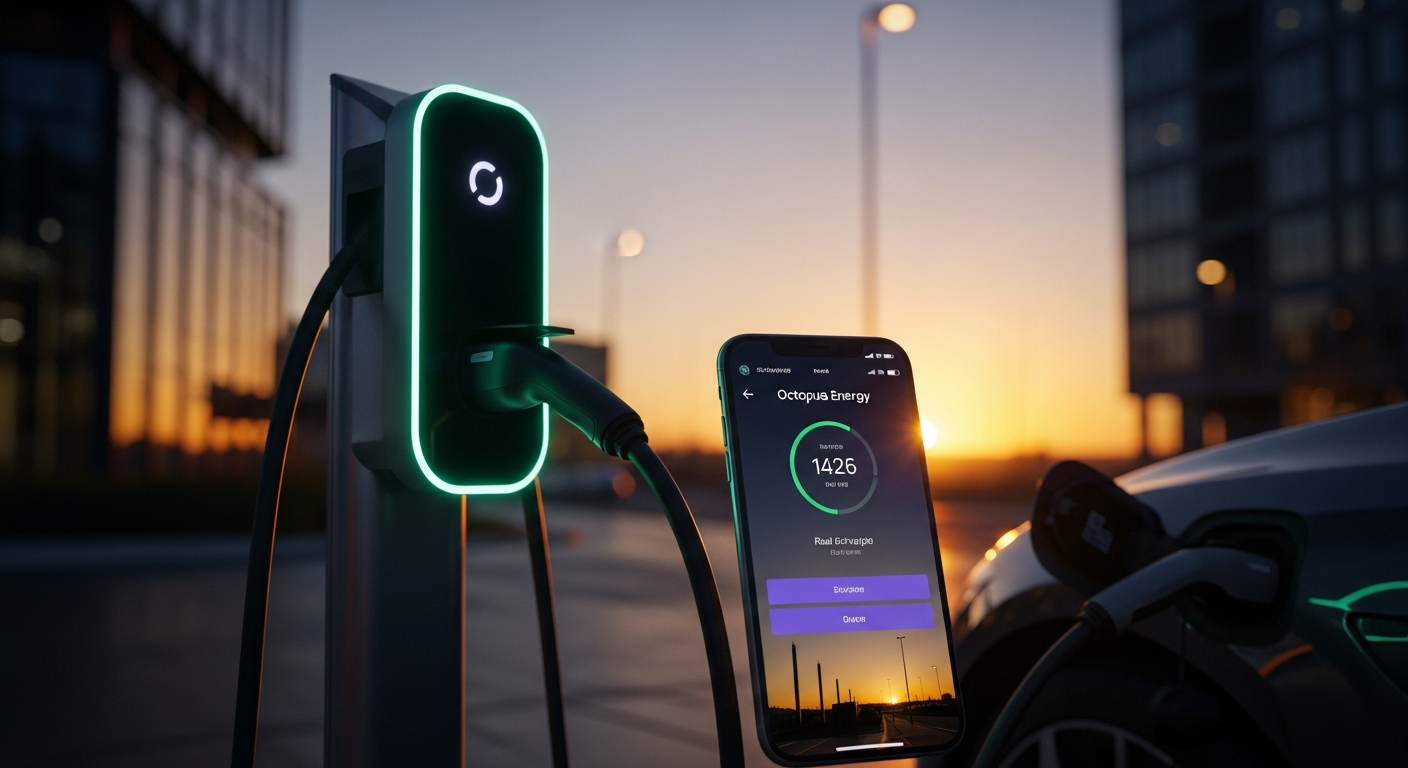 Electric vehicle charging at night during off-peak hours with smart meter